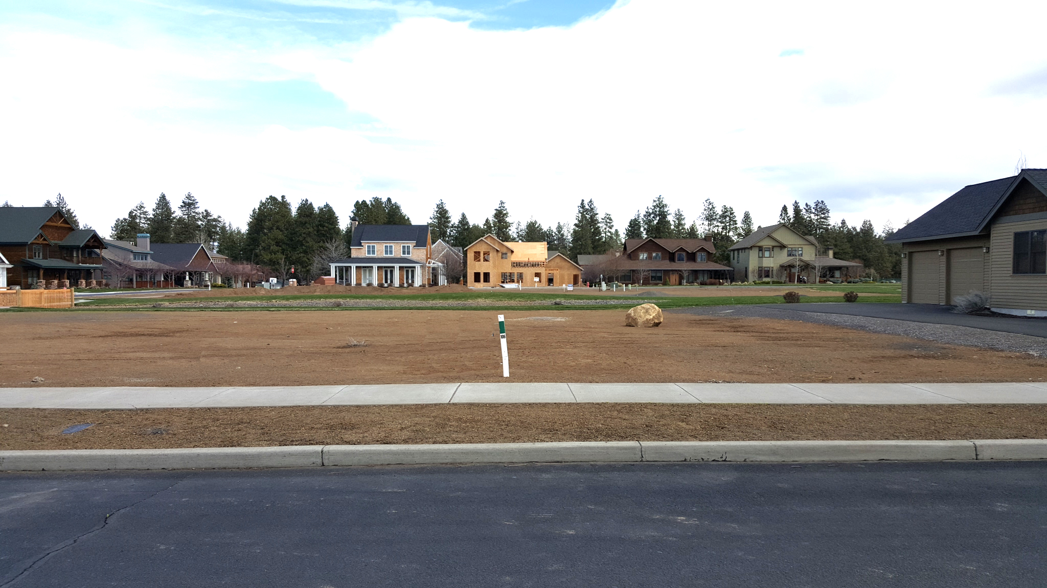 Photo of available homesite for New Homes in Sisters Oregon, Pine Meadows, by Gertz Fine Homes